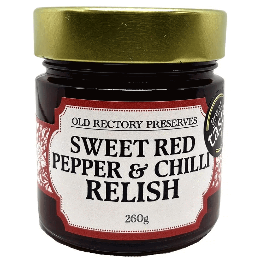 Old Rectory Sweet Red Pepper And Chilli Relish 300g